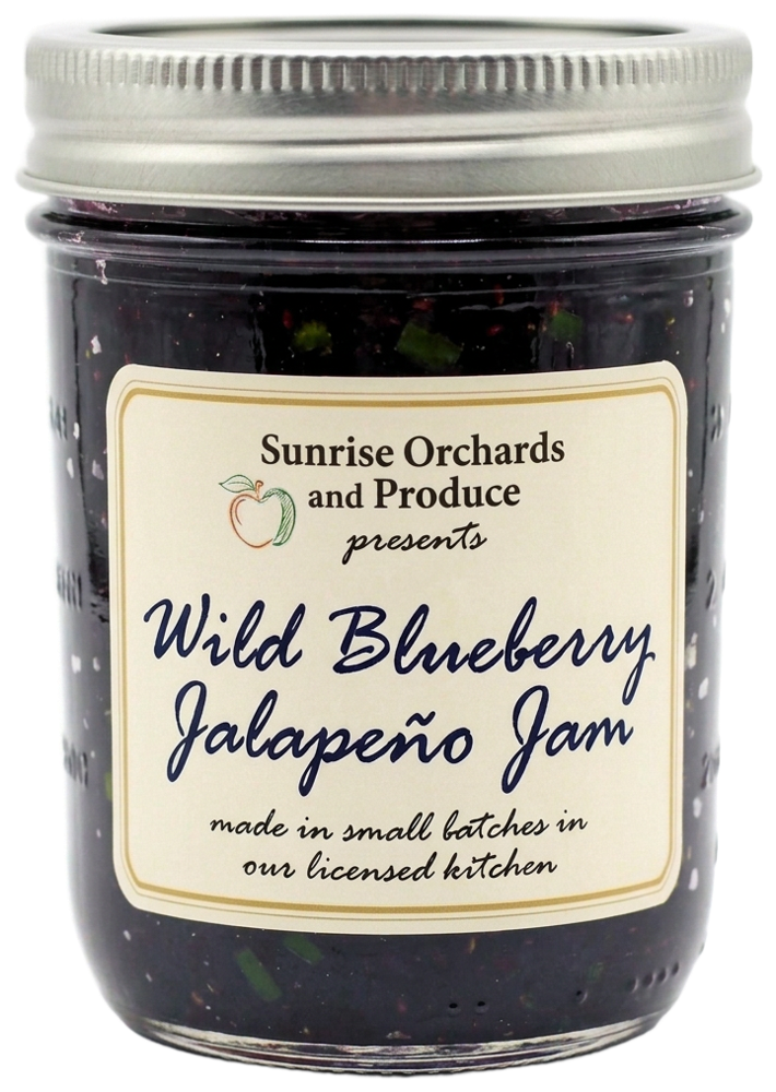 Confiture bleuets sauvages et jalapeño