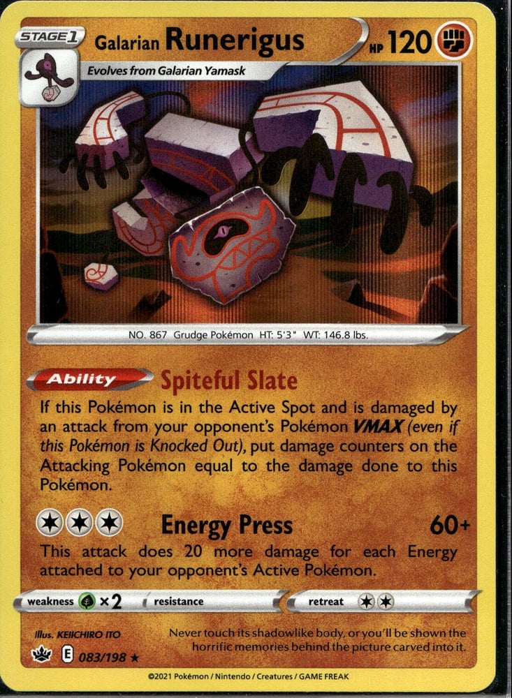 Galarian Runerigus - SWSH6 83/198
