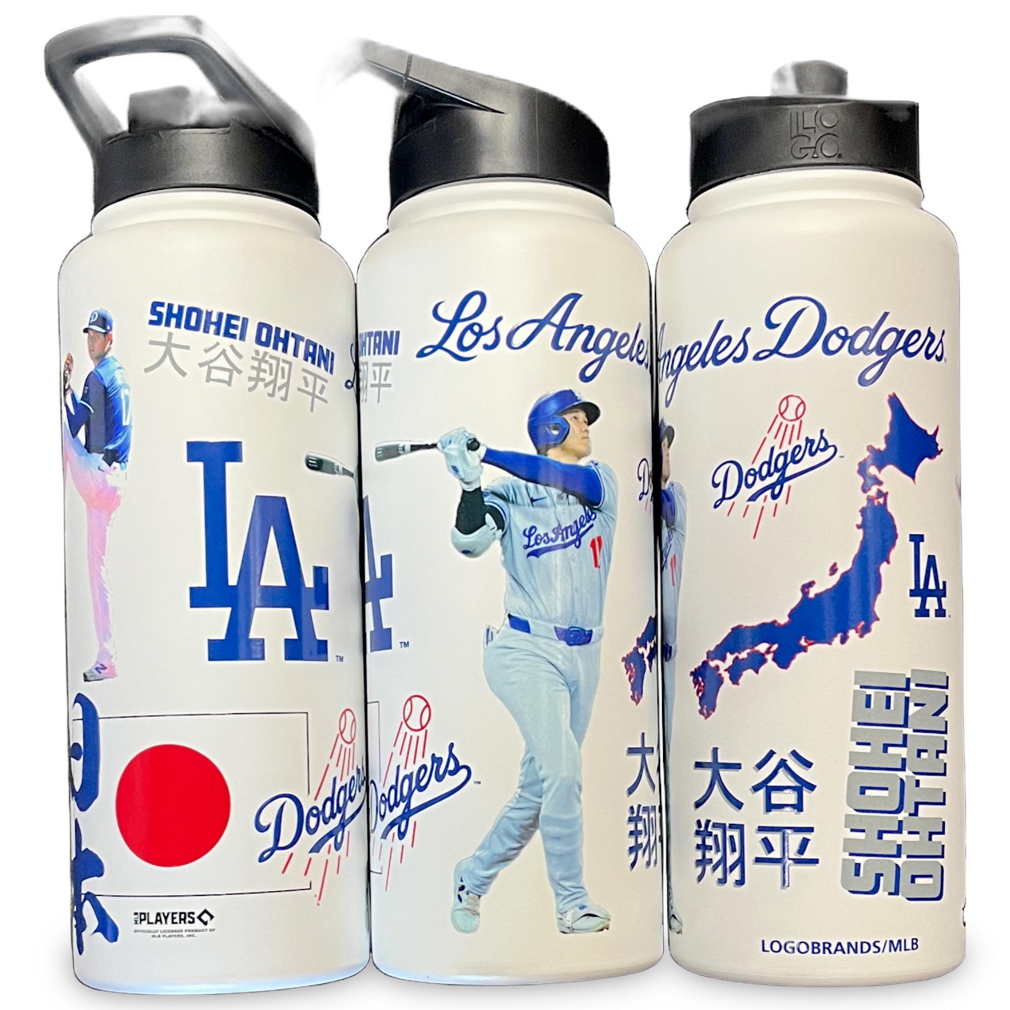 Los Angeles Dodgers Shohei Ohtani Native Quencher Stainless Steel Bottle 34oz
