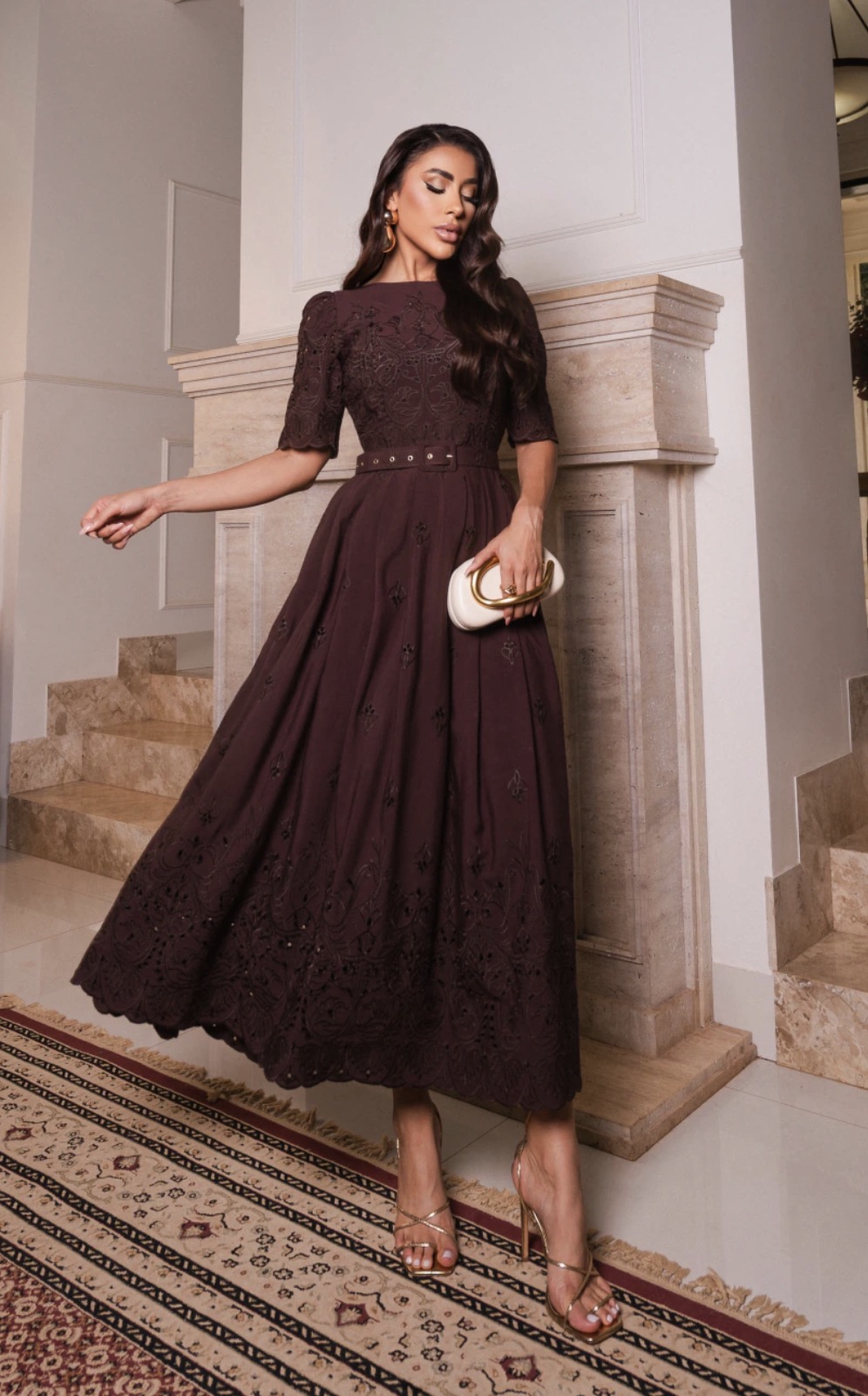 Vestido Midi Sensoriale Bordado