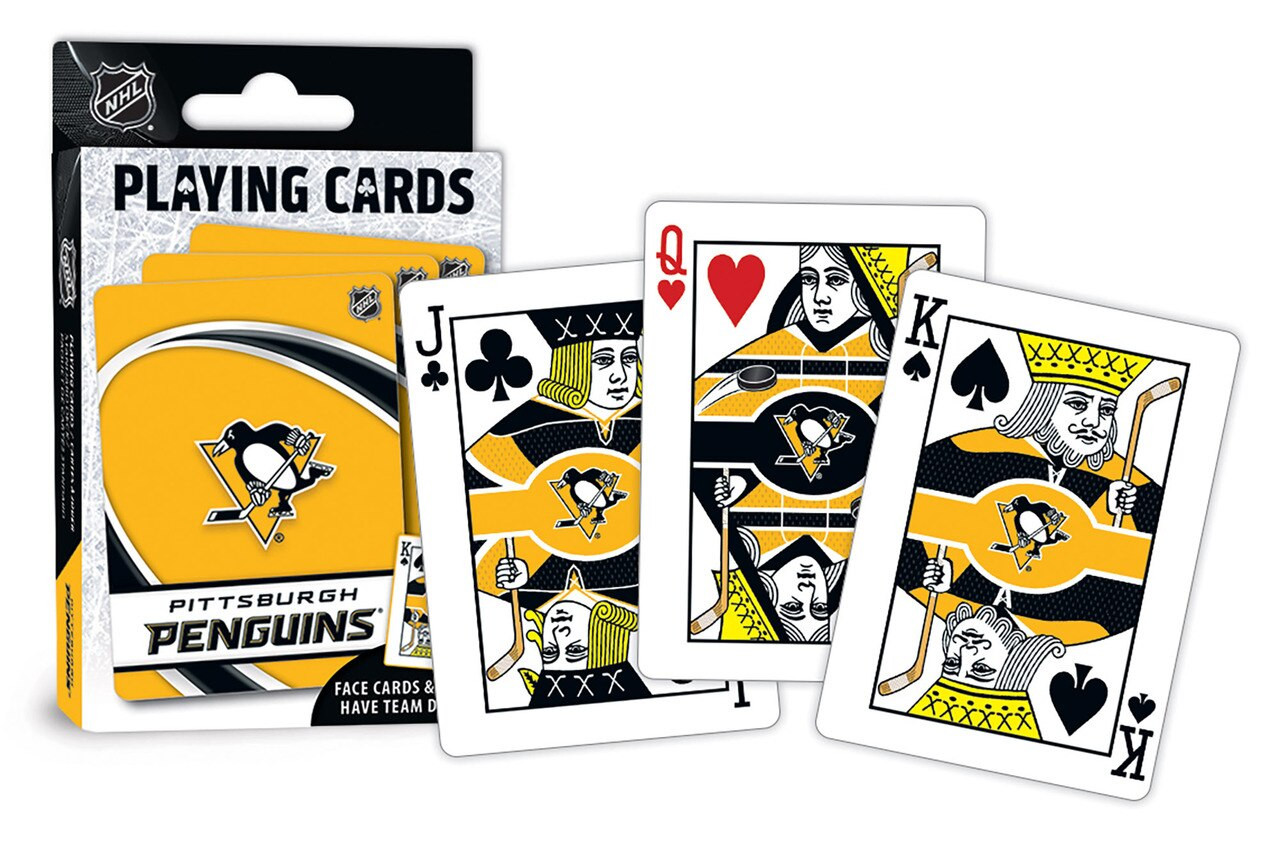 Pittsburgh Penguins Logo Playing Cards