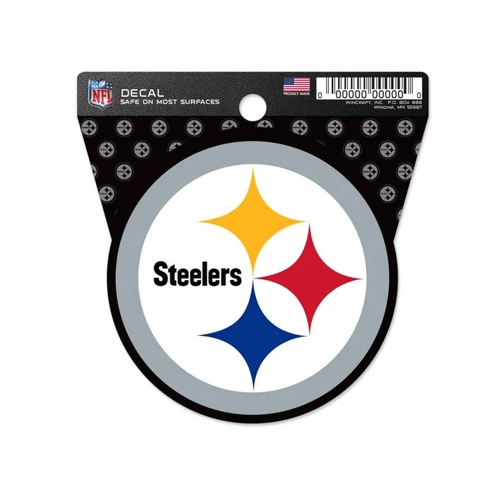 Pittsburgh Steelers Clean Cut Decal 3x4"