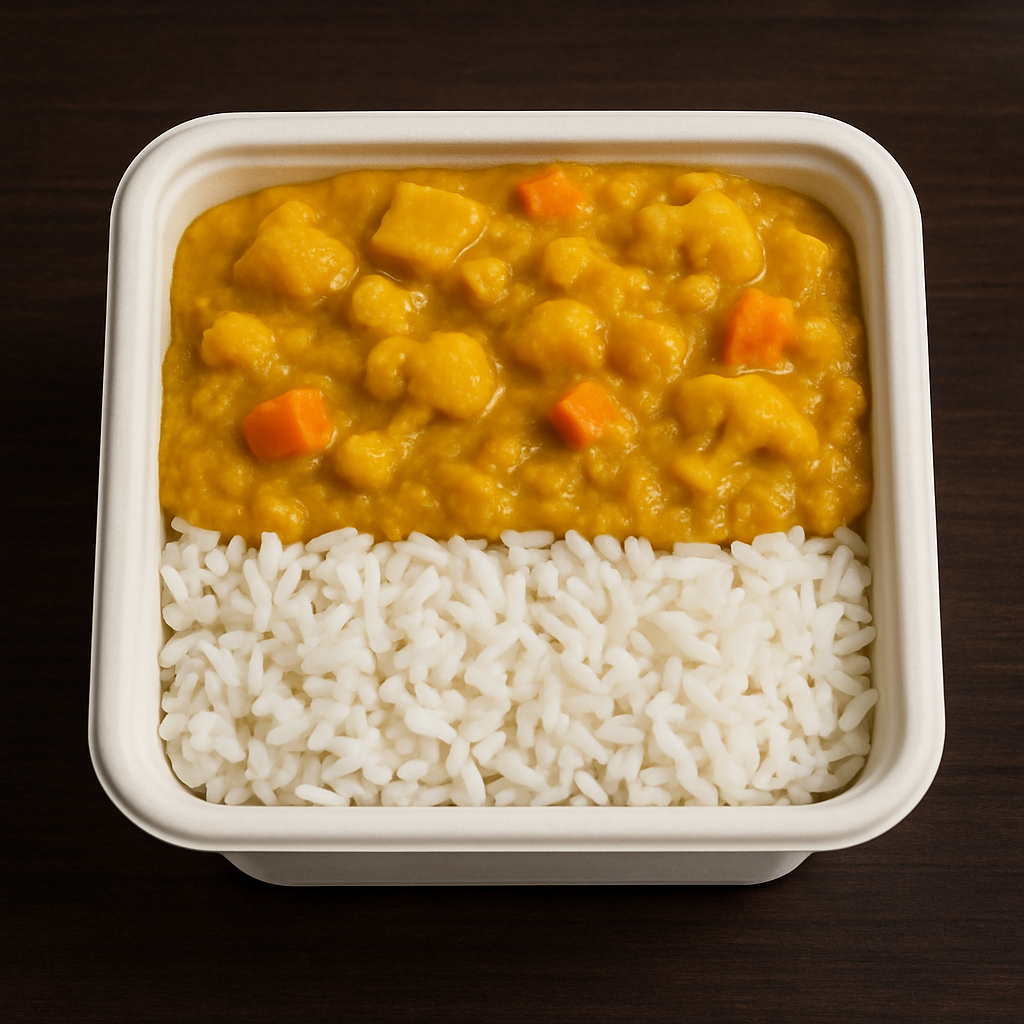 Mix Veg Korma Rice Bowl (Mild)/ Tazón de Arroz con Korma de Verduras Mixtas - Veg 🥬