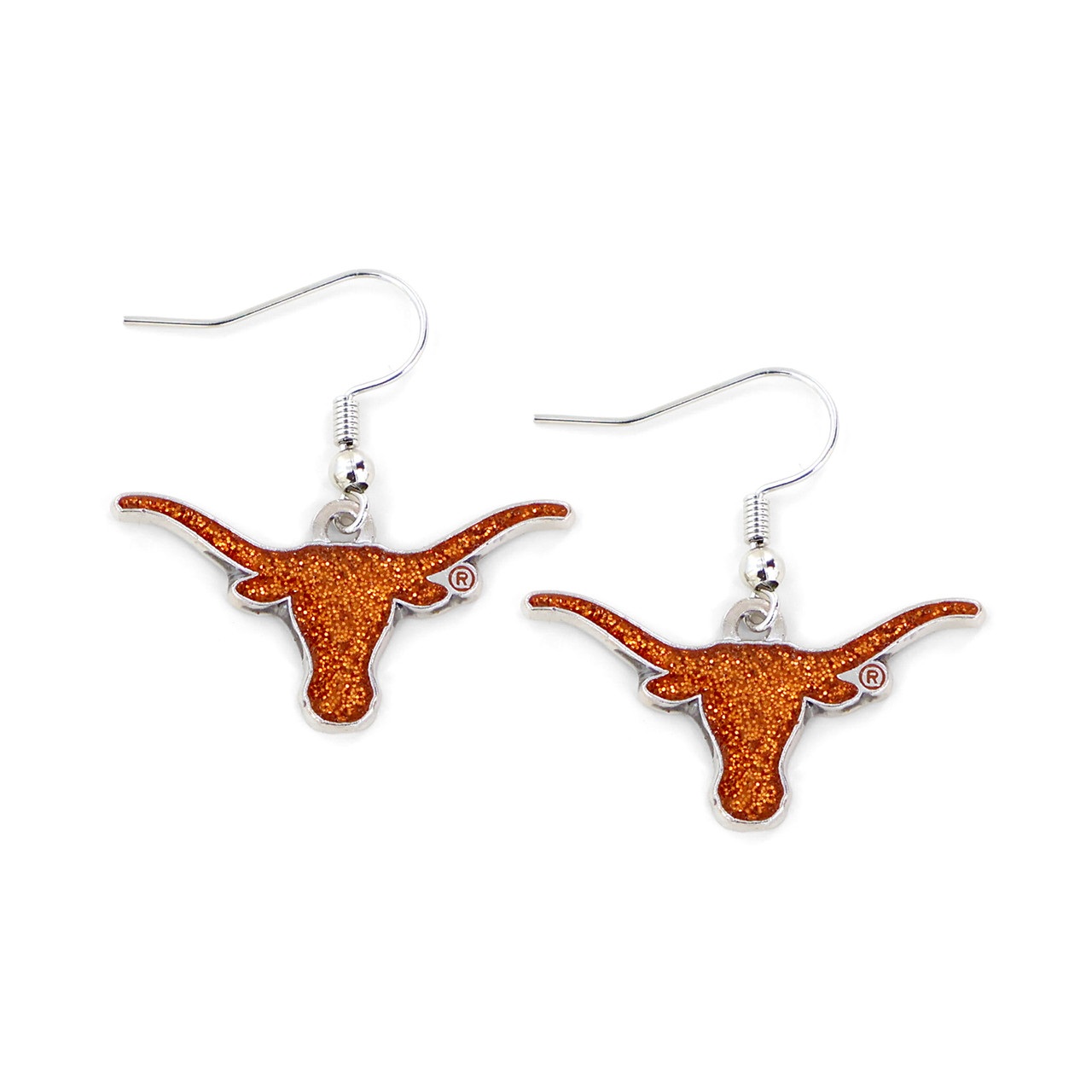 Texas Longhorns Glitter Dazzle Earrings