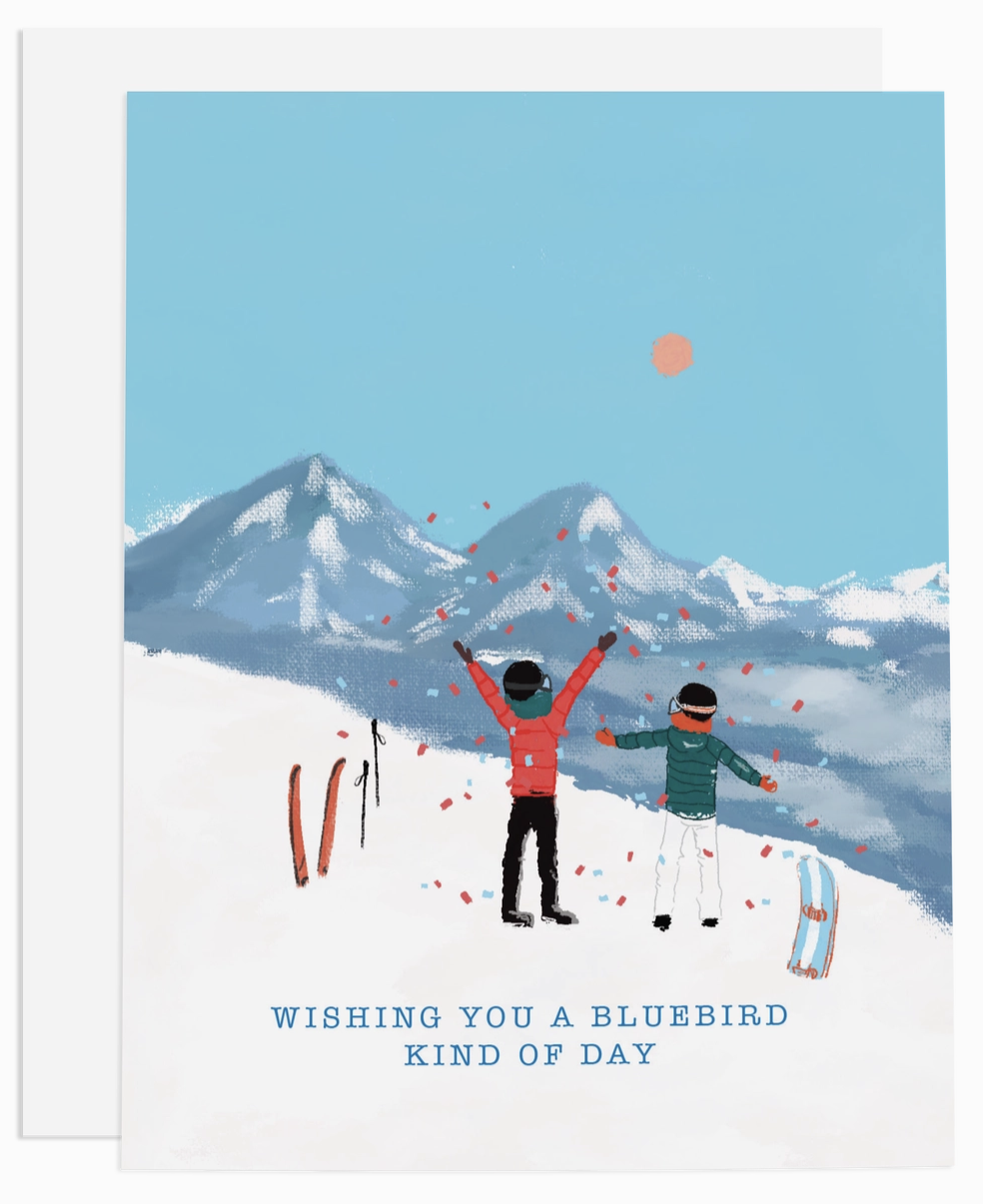 Bluebird Day Notecard