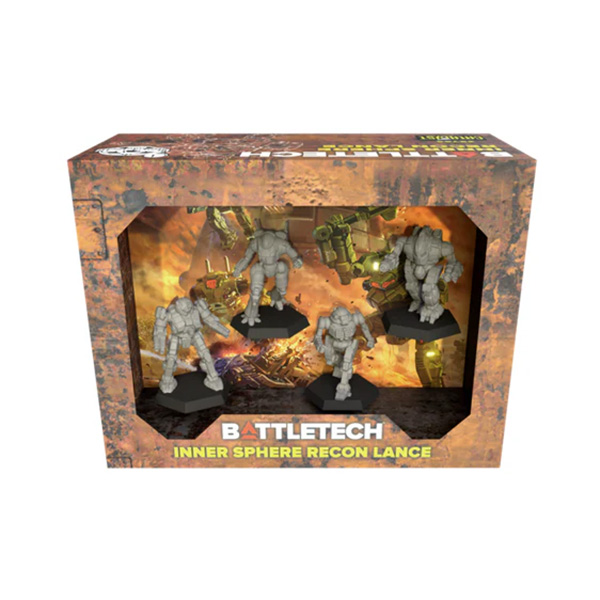 BattleTech: Inner Sphere Recon Lance Miniatures