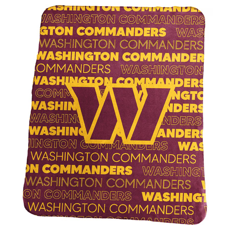 Washington Commanders Logo Brands Classic Fleece Blanket 50x60"
