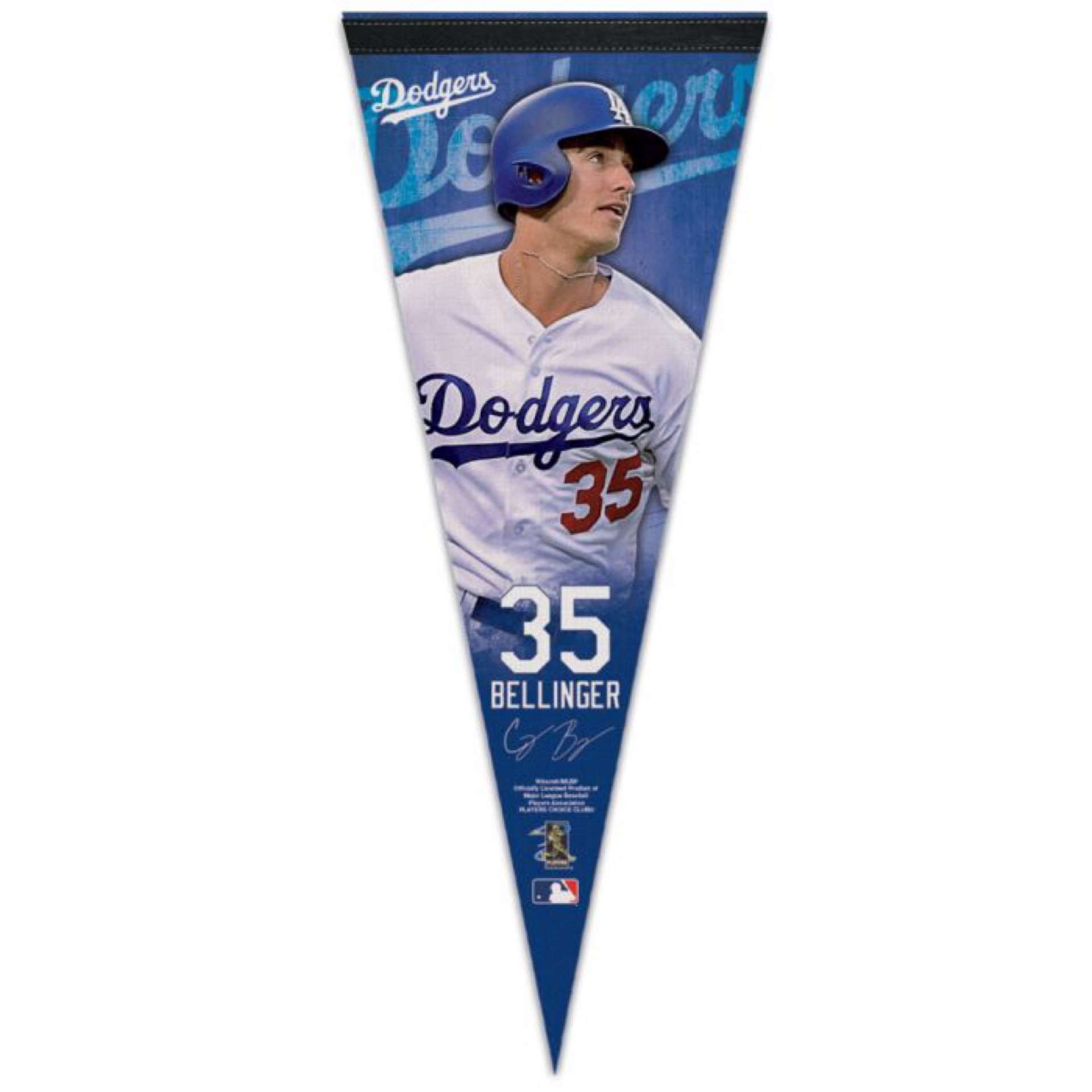 Los Angeles Dodgers Cody Bellinger Premium Pennant 12x30"