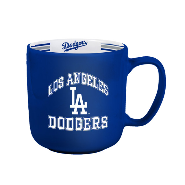 Los Angeles Dodgers Team Stripe Design Coffee Mug 15oz