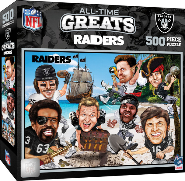 Las Vegas Raiders All-Time Greats 500ct Puzzle