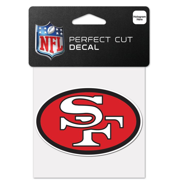 San Francisco 49ers Retro Perfect Cut Decal 4x4"