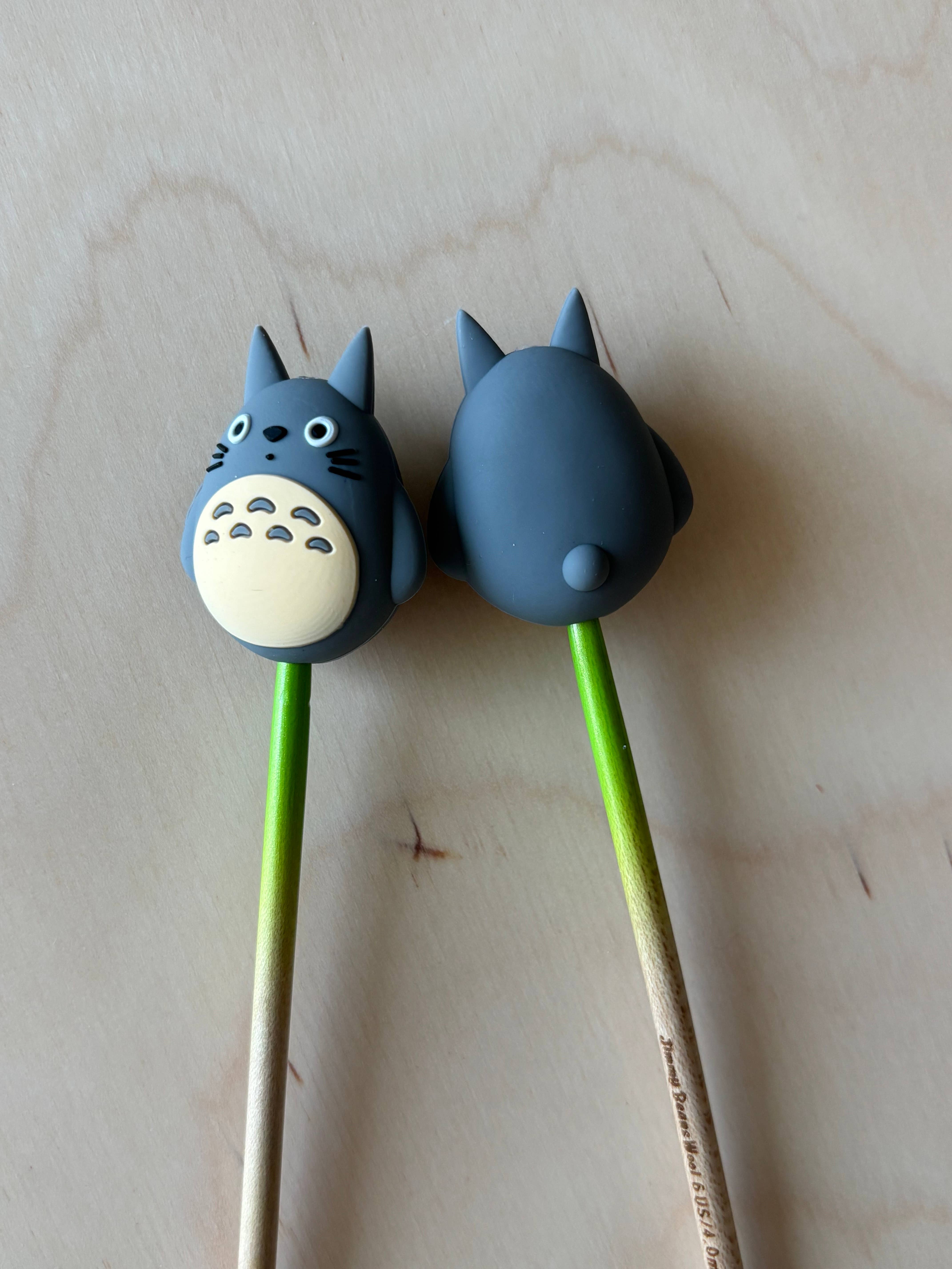 Anime Chinchilla Cat Knitting Needle Point Protectors Movie