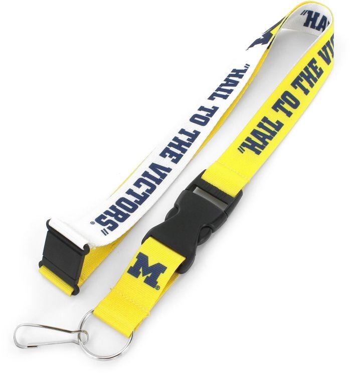 Michigan Wolverines Slogan Style Lanyard