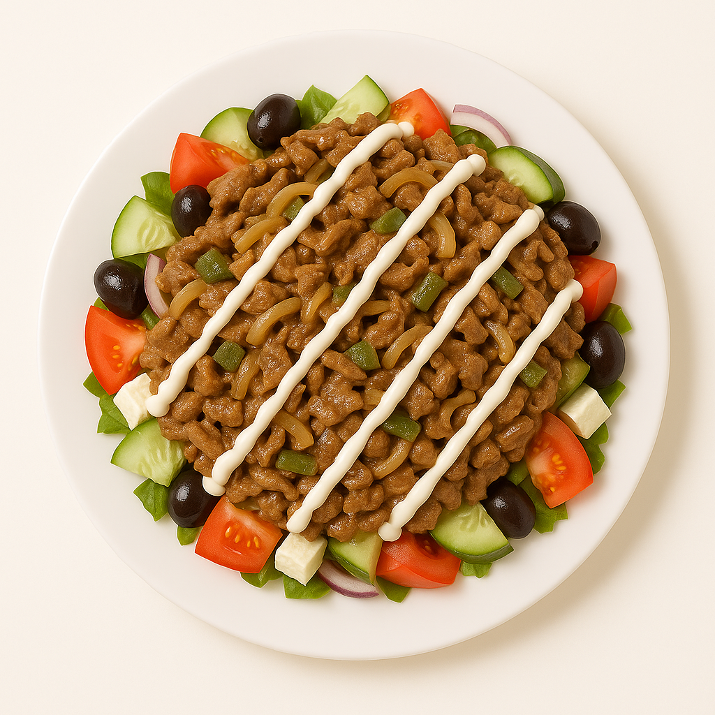 Philly Cheese Steak on Salad