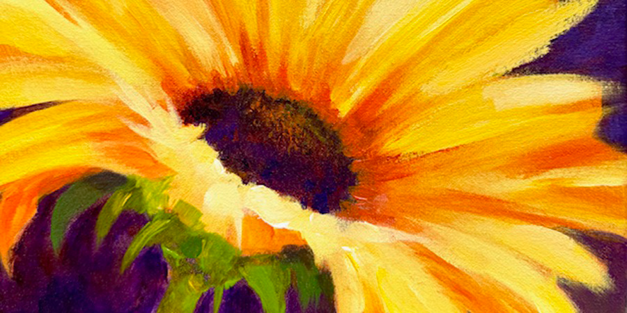 RM sunflower painting class