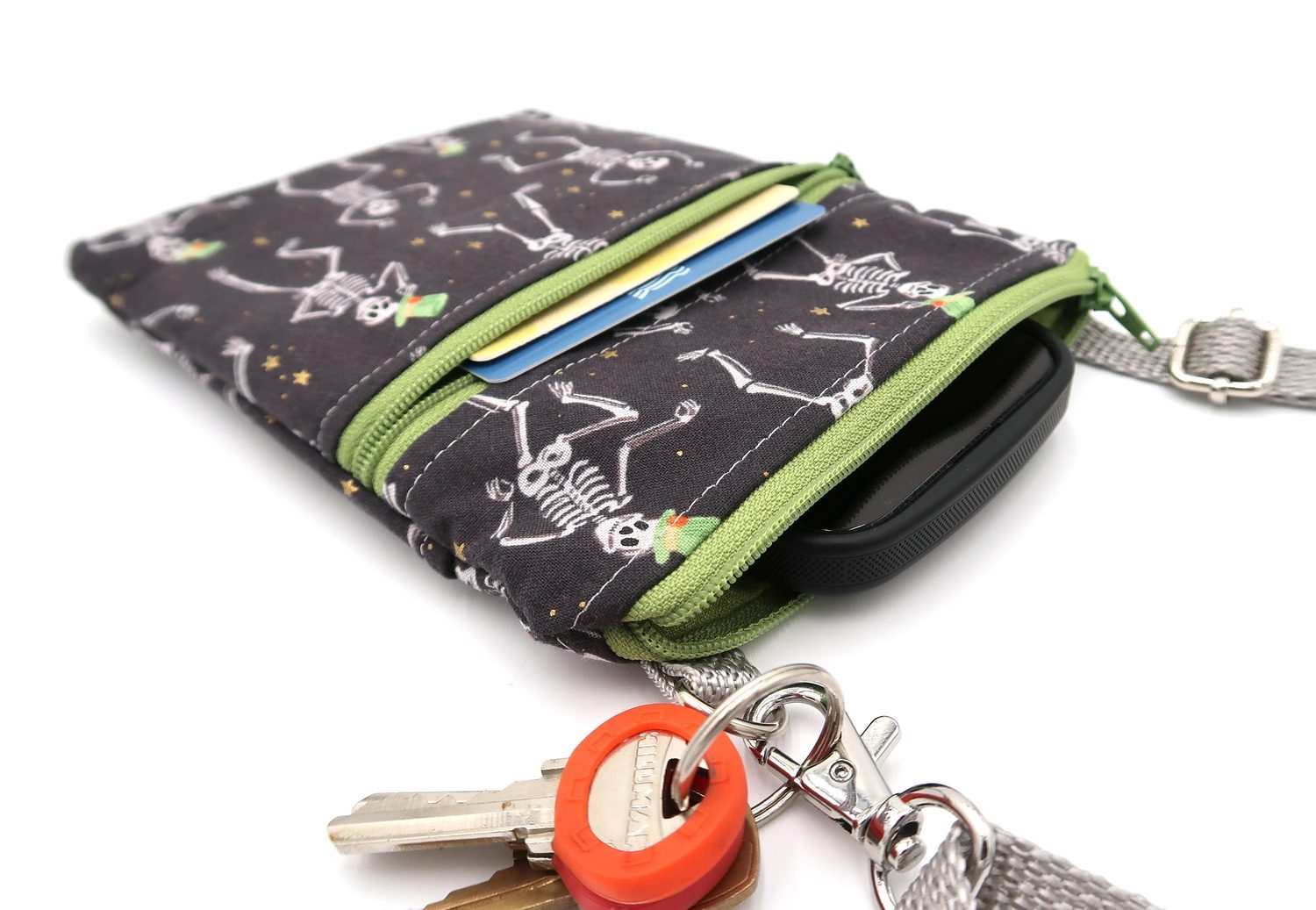 Small Crossbody Bag – Dancing Skeletons, photo 5 of 6