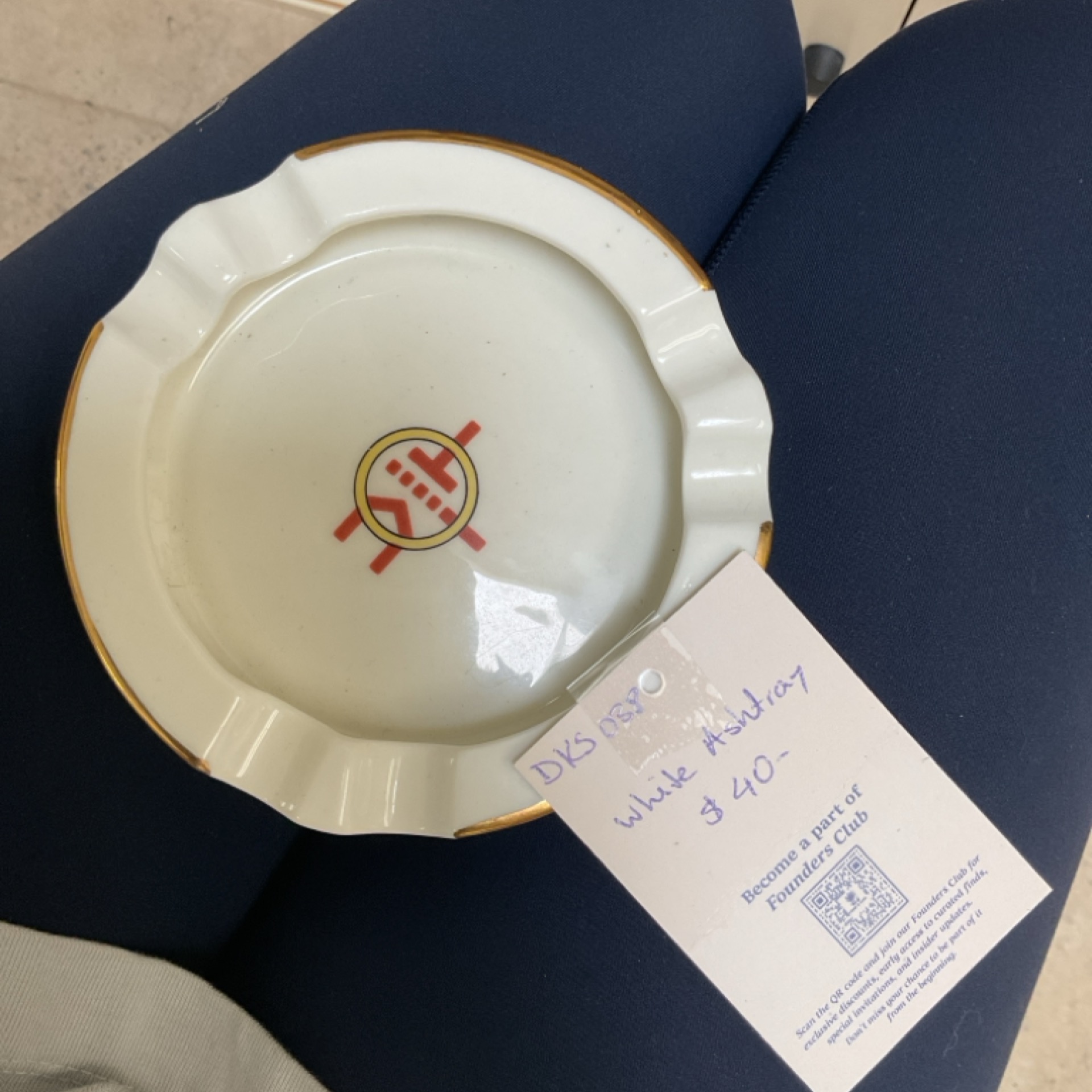 White Ashtray