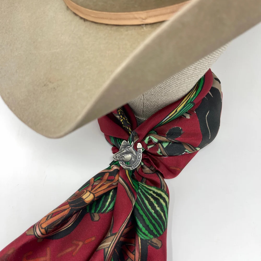 Fringe Scarves - Slide - Horseshoe Head