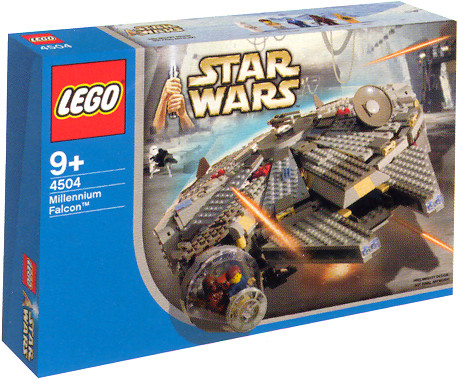 4504 Millennium Falcon (Redesign), Blue box