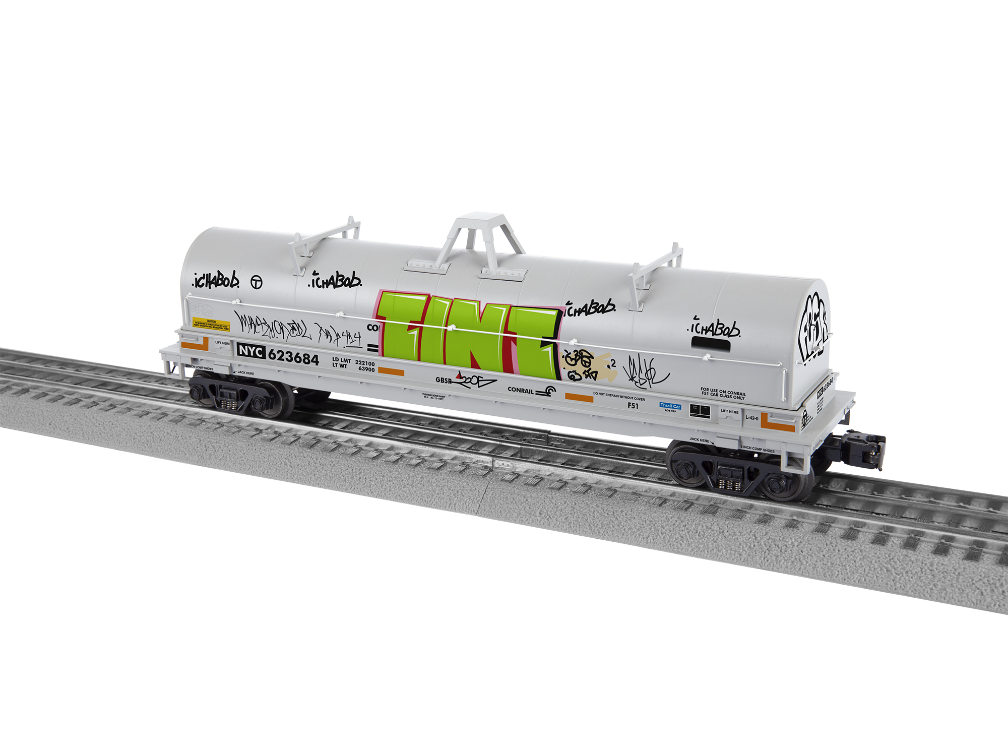 Lionel Conrail NYC Coil Car #623684 2226530 O Scale