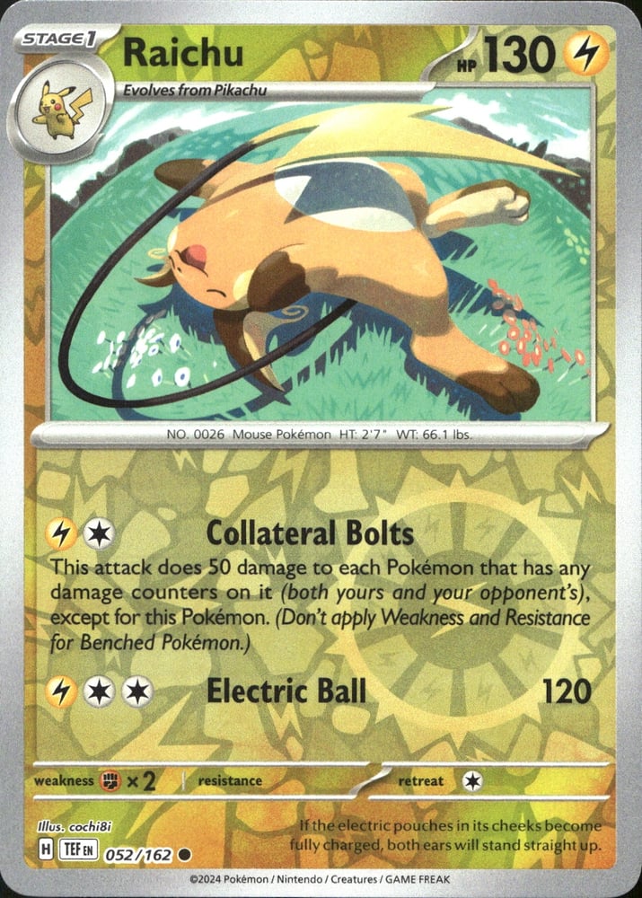 Raichu - SV05 52/162