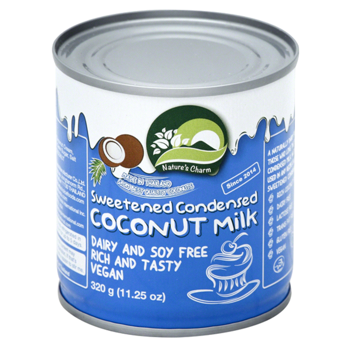 Nature's Charm Sweetened Condensed Coconut Milk, 11.25 oz
