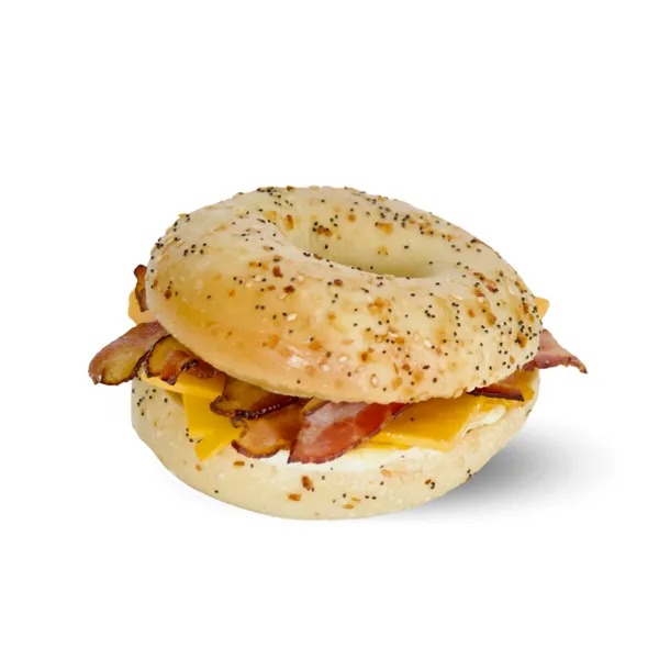 Bacon Egg & Cheddar Bagel