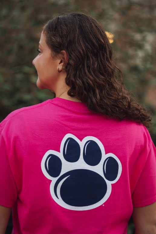 Pink One Blue Paw - Youth