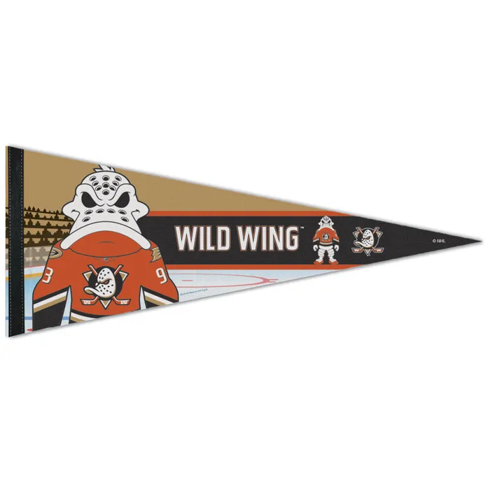 Anaheim Ducks Wild Wing Premium Pennant 12x30"