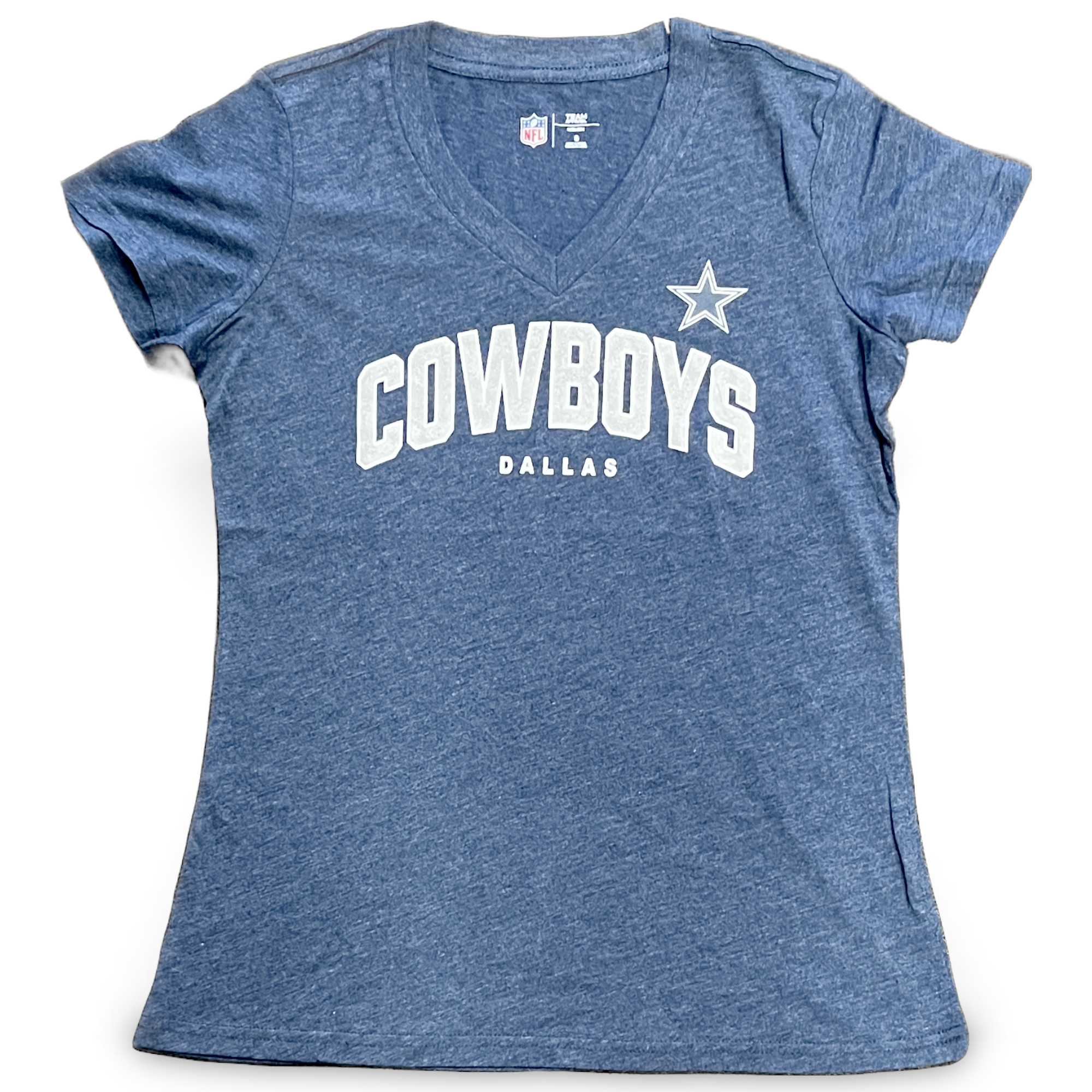 Dallas Cowboys Ladies Heathered Blue "A Game" Shirt