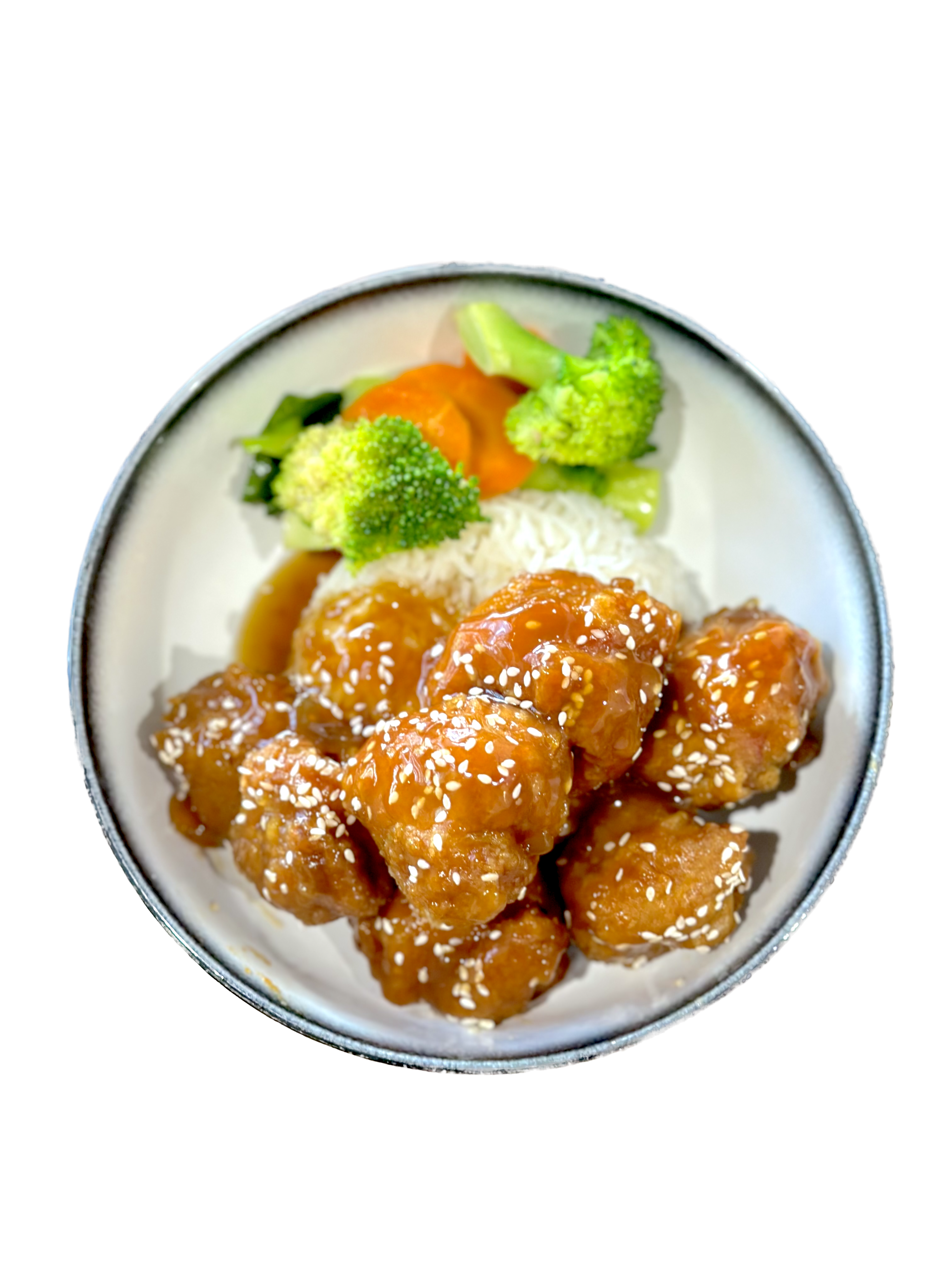 Honey Siracha Chicken + Rice