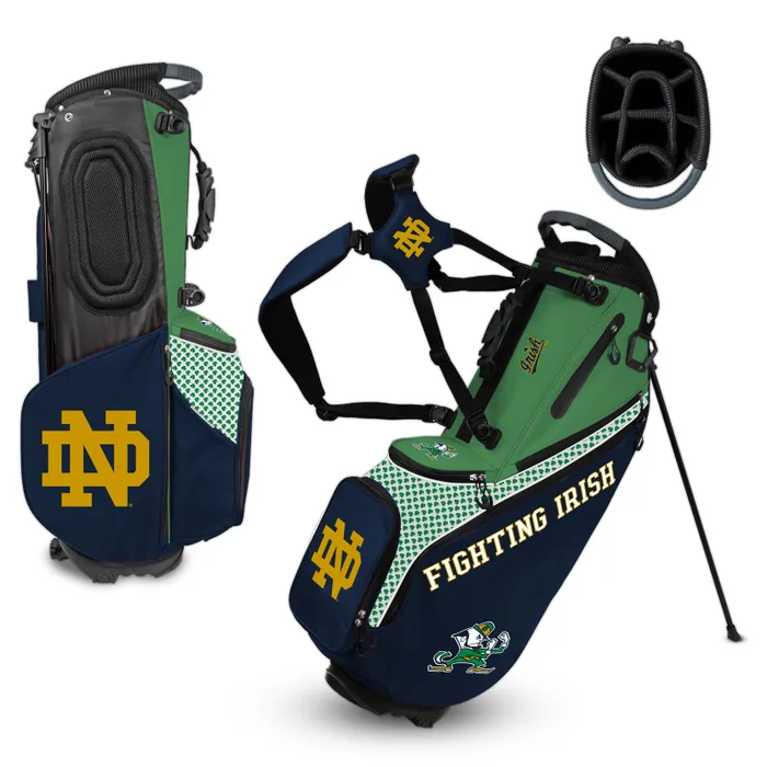 Notre Dame Fighting Irish Premium Caddie Hybrid Golf Bag