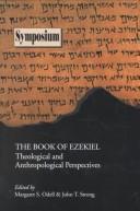 Cover of The Book of Ezekiel: Theological and Anthropological Perspectives (Symposium Series (Society of Biblical Literature))