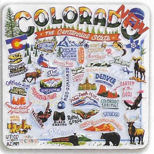 Colorado Map Magnet