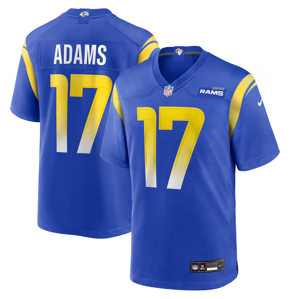 Los Angeles Rams Davante Adams #17 Kids Royal Blue Nike Game Jersey