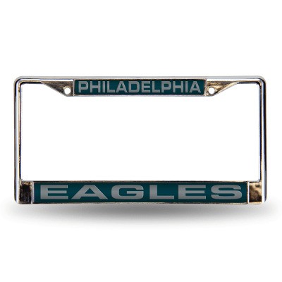 Philadelphia Eagles Laser Chrome License Plate Frame