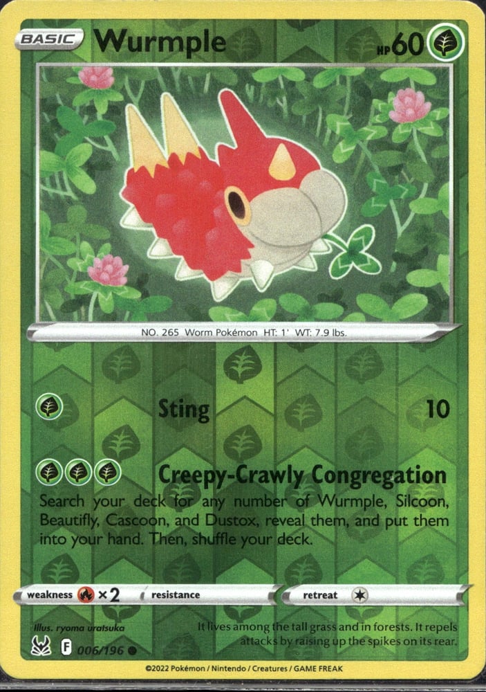 Wurmple - SWSH11 6/196