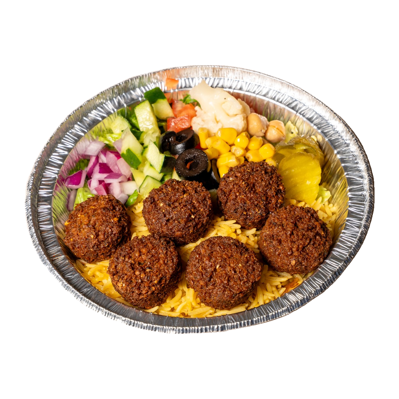 Falafel Over Rice