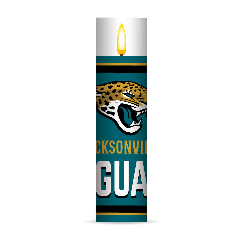 Jacksonville Jaguars Electronic Candle