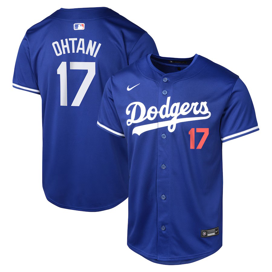 Los Angeles Dodgers Kids Royal Shohei Ohtani #17 Limited Jersey