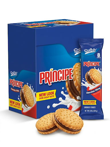 Marinela Principe Chocolate Filled Cookies 2.96oz 12ct Tray