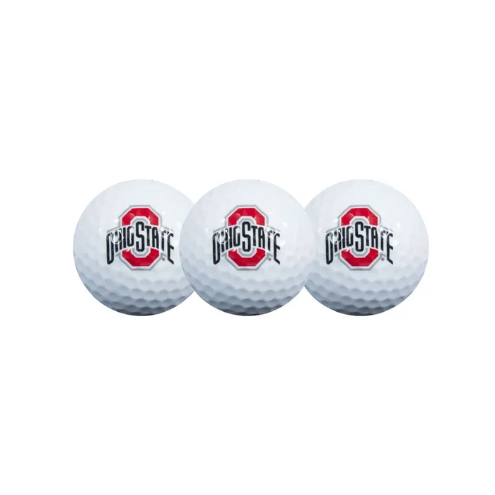 Ohio State Buckeyes Golf Balls 3 Pack