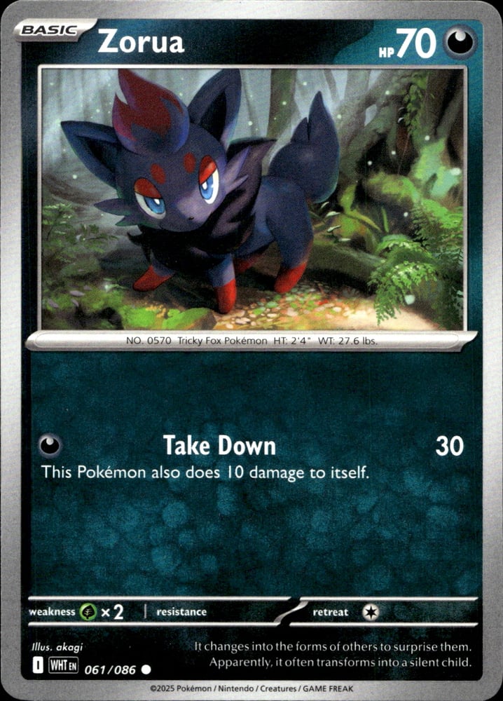Zorua - SV10.5W 61/86
