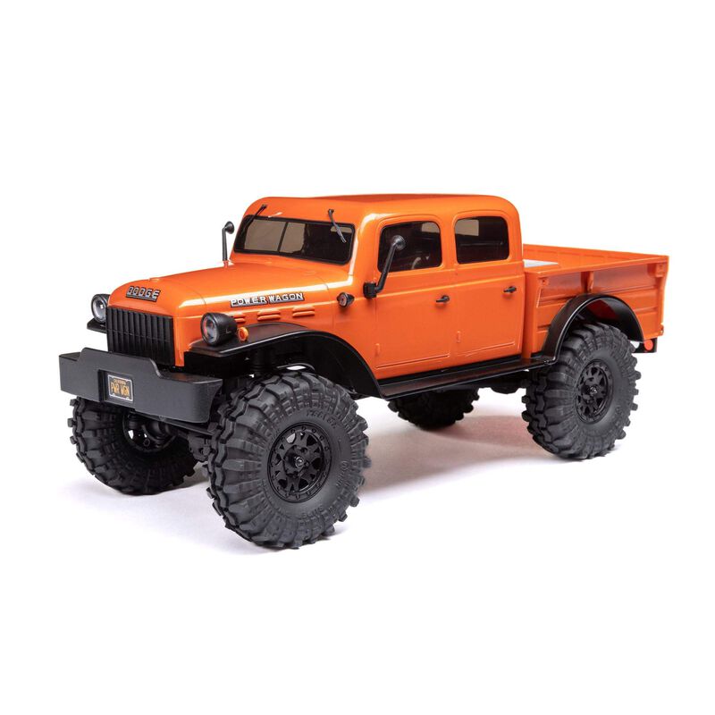 SCX24 40'S 4 Door Dodge Power Wagon Orange AXI00007T1