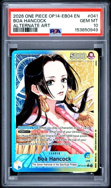 BOA HANCOCK ALTERNATE ART 2026 ONE PIECE OP14-EB04-THE AZURE SEA'S SEVEN #041