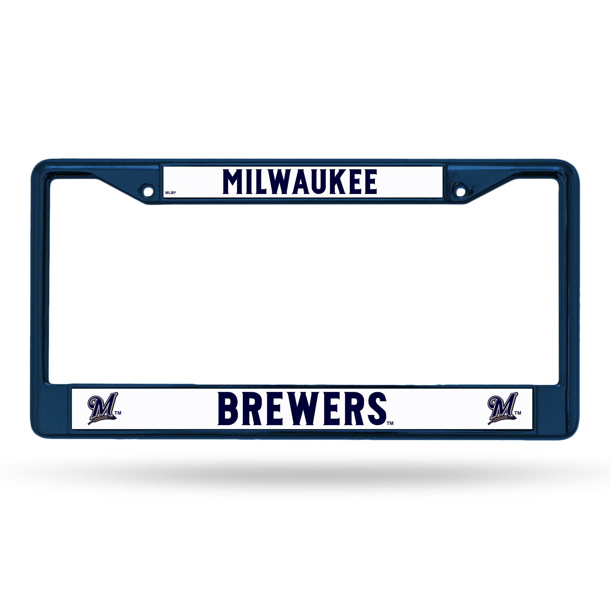 Milwaukee Brewers Navy Metal License Plate Frame