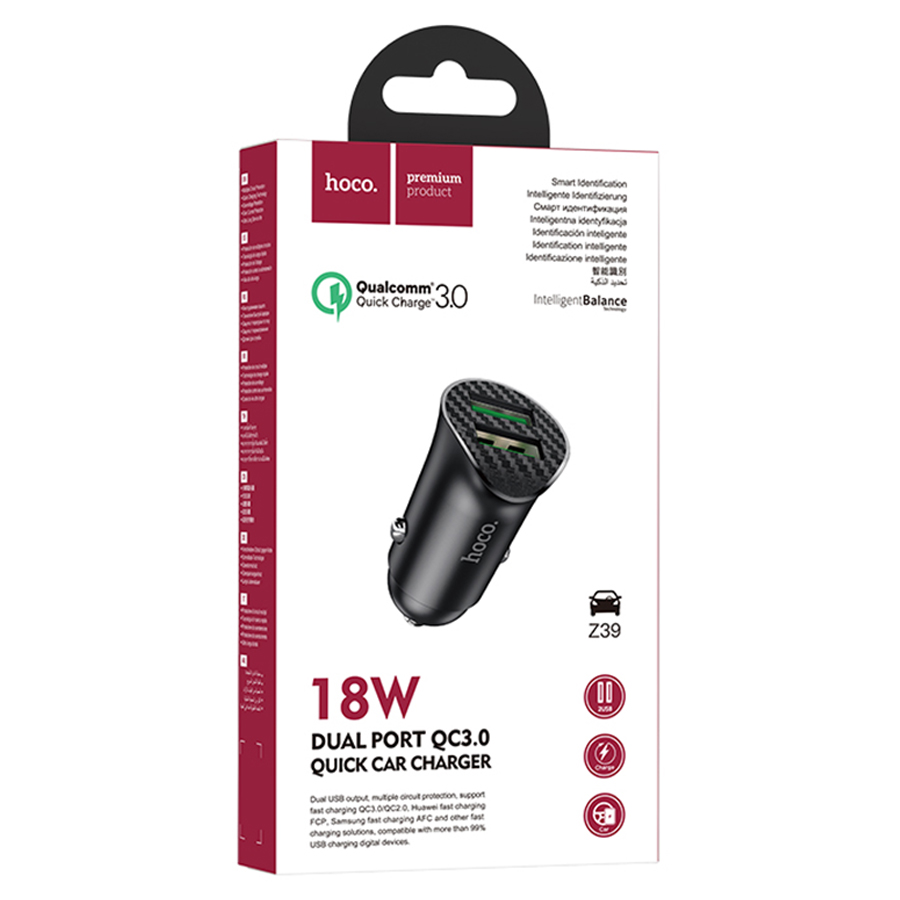 HOCO Z39 Dual Port Car Charger