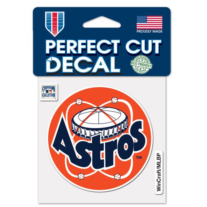 Houston Astros Retro Perfect Cut Decal 4x4"