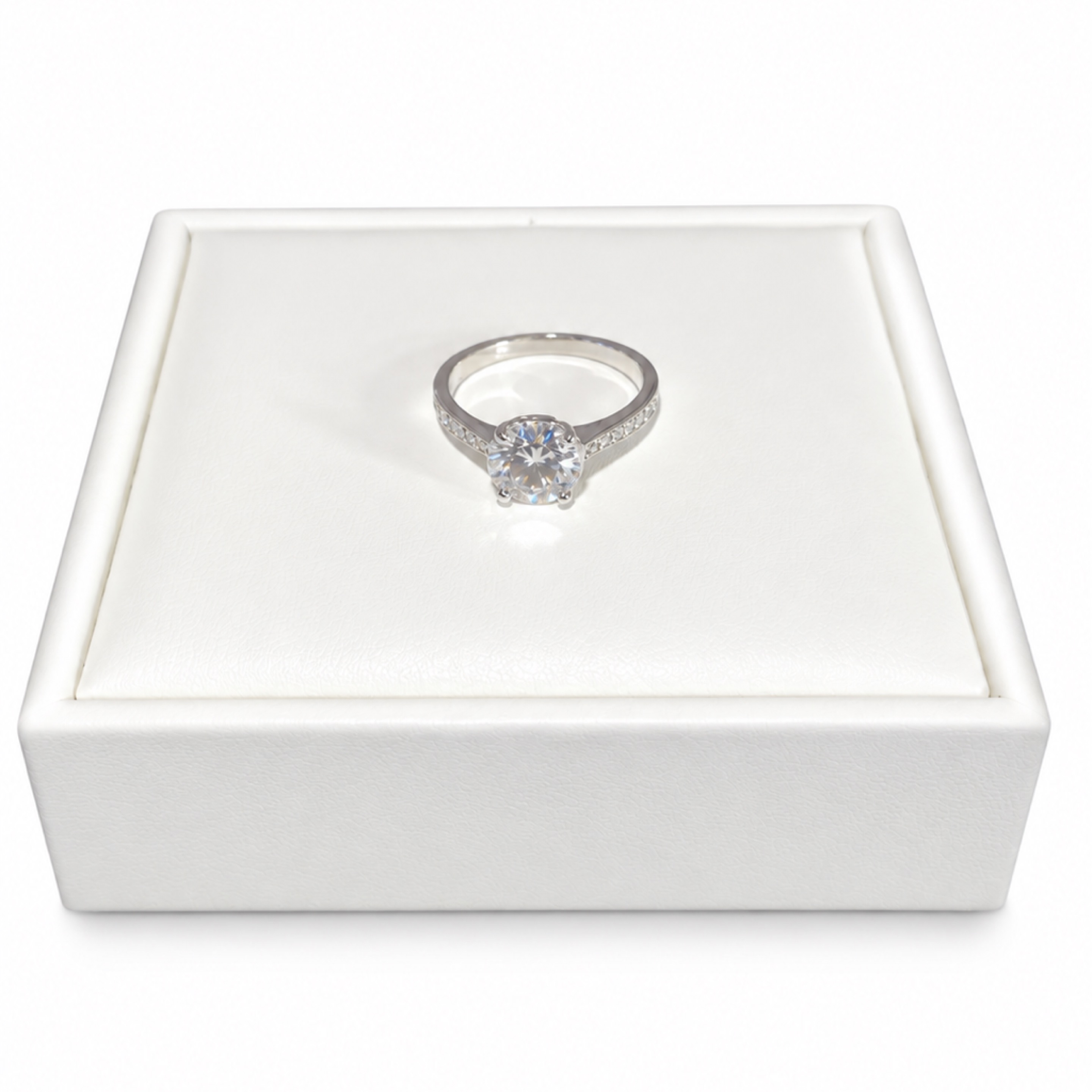 Solitary Crown Moissanite Ring Sz. 7