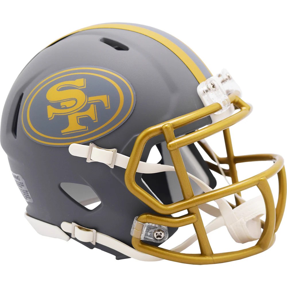 San Francisco 49ers Riddell Slate Speed Mini Helmet